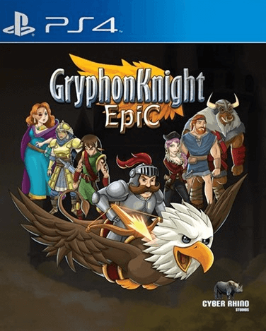 Gryphon Knight Epic box art for Playstation 4